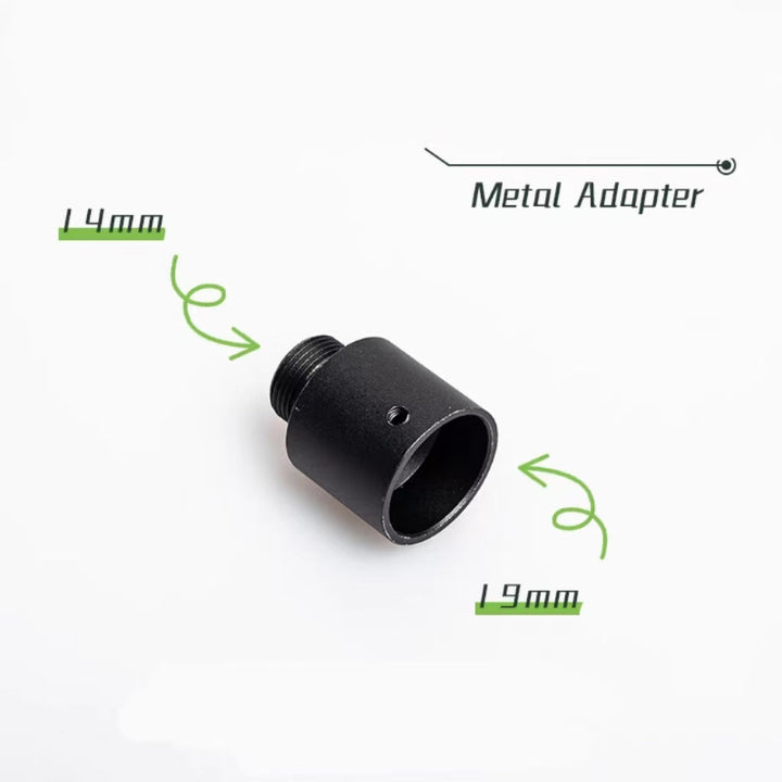 19mm straight plug to 14mm CCW