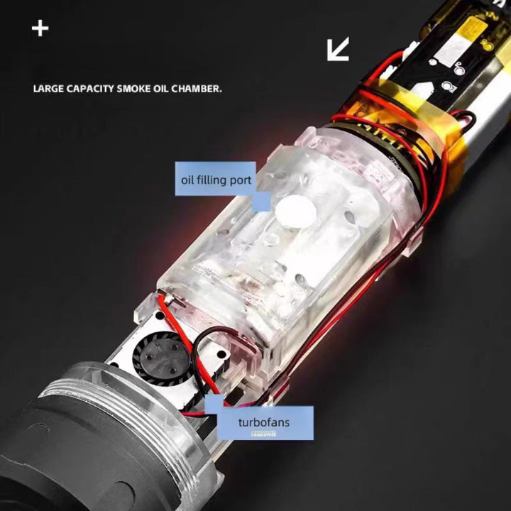 BD556 Smoke Silencer 14mm CCW Rainbow Luminous Suppressor