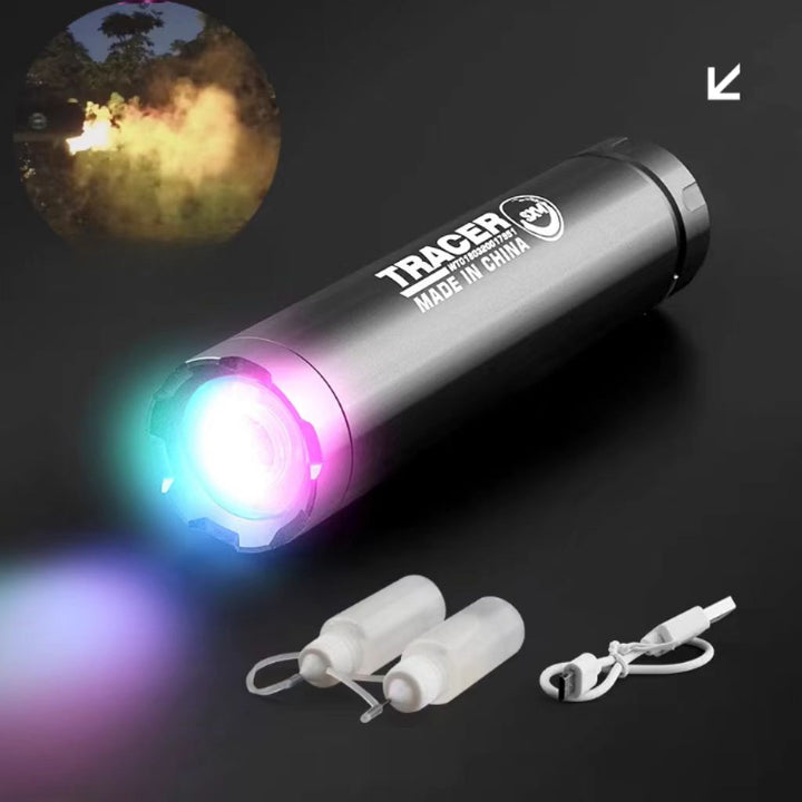 BD556 Smoke Silencer 14mm CCW Rainbow Luminous Suppressor
