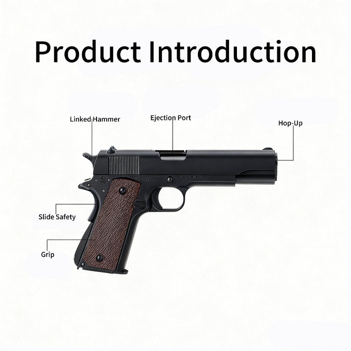 KB M1911 Black Electric Pistol Orbeez Gun