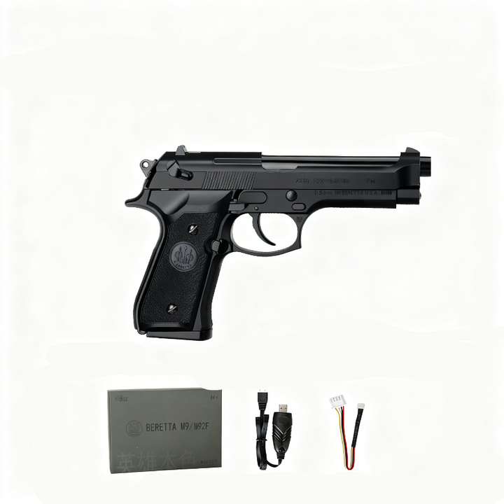MLF Beretta M92F Black Gel Blaster Pistol