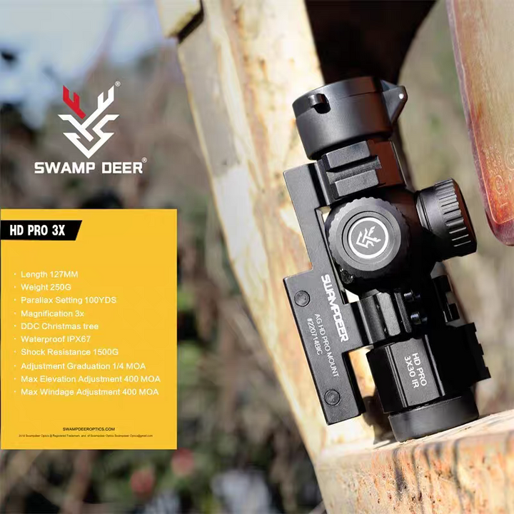 SD HD PRO 3X30 IR Sight Crosshair Scope