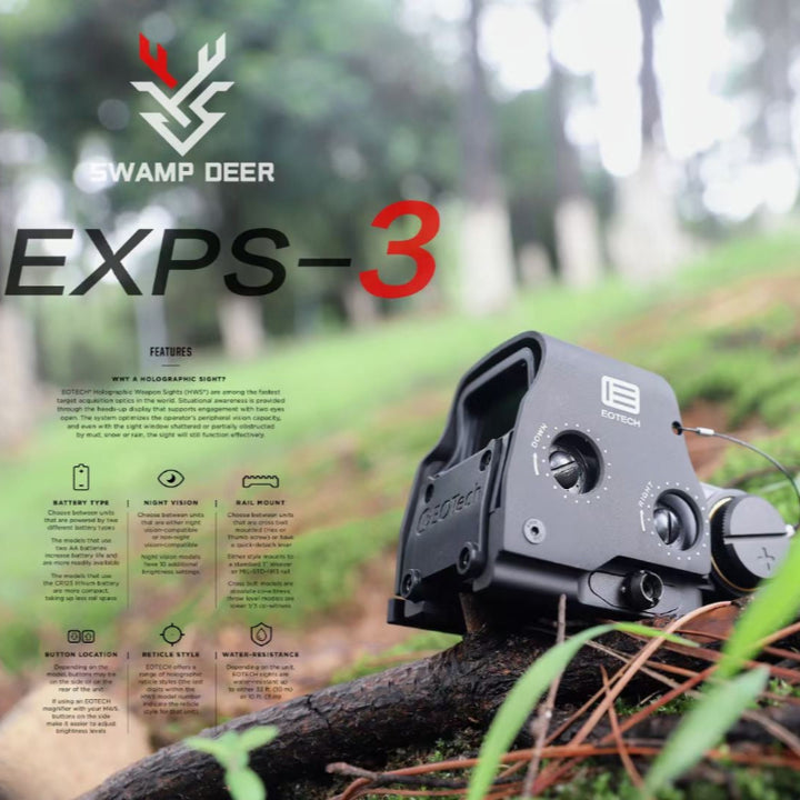 
SWAMP DEER 558 Dual Lights Crosshair Holographic Sight
